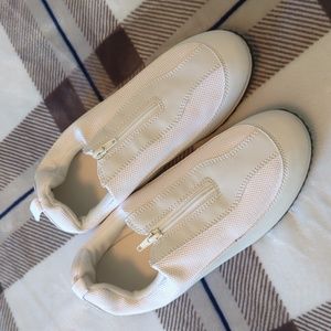 Zip-front Tennis Shoes
